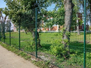 3D заборы для школы 90 метров фото в Сергаче